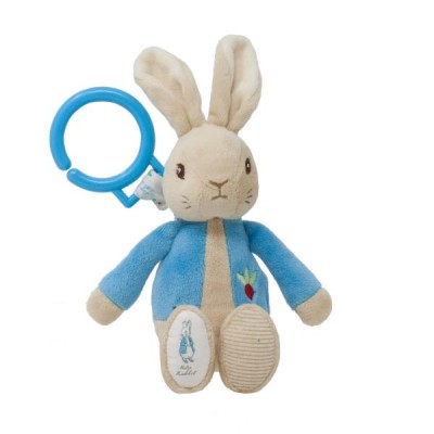 Peter Rabbit Jucarie atasabila din plus cu vibratii, 22 cm foto