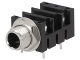 Soclu Jack 6,3mm Mono cu &Icirc;ntrerupător Dublu