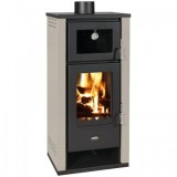Soba pe lemne, Prity K2 GT F, metalica, 2,5 kg/h, 530 x 400 x 1100