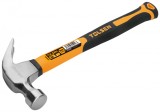 Ciocan Tolsen GRIPro, Varf Curbat, 225g, Maner Fibra Sticla, Profesional