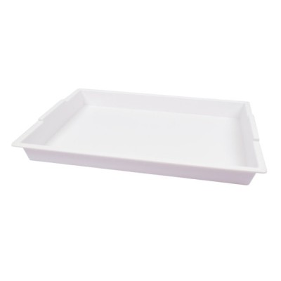 Set 4 tavi albe multifunctionale 40,5 x 30,5 x 4 cm, pentru gradinita si scoala foto