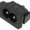 Conector Alimentare AC Soclu Tată 2,5A 250V IEC 60320