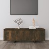 VidaXL Comodă TV, stejar afumat, 120x30x40,5 cm, PAL