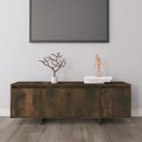 vidaXL Comodă TV, stejar afumat, 120x30x40,5 cm, PAL