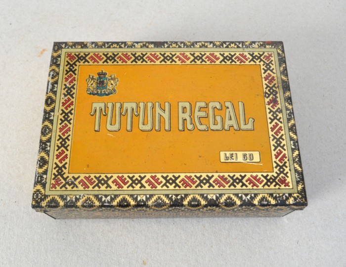 Cutie de tabla &quot;Tutun Regal&quot; Fabrica Albina Bucuresti-Galati
