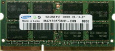Memorie ram sodimm SAMSUNG 4Gb DDR3 1333Mhz PC3-10600S 1.5V,m471b5273bh1-ch9 foto