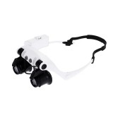 Cumpara ieftin Lup? Profesional? tip Ochelari cu Iluminare LED &ndash; Set 4 Lentile (10x - 25x)