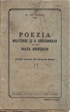 C9078N Poezia milităriei și a Crăciunului de pe Valea Argeșului, studiu estetic de folklor inedit de D Al Nanu, 1933, Pitești