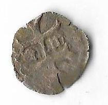 Moneda medievala Ungaria, pentru identificat, argint, 13 mm foto