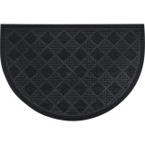 Covor Intrare 40X60 Cm &ndash; Semiluna Plin Negru Polyester+Pvc Moftx