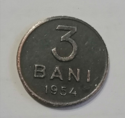 Replică după moneda de 3 bani 1954 foto