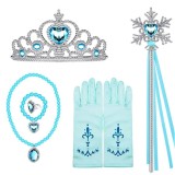 Set accesorii printesa Elsa Sofia Concept Contine Coronita , Manusi, Bagheta, Colier, Bratara, Cercei, Inel