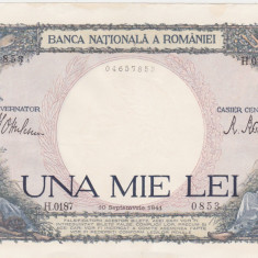 ROMANIA 1000 lei 1941 XF+