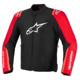 MBS Geaca textila impermeabila ALPINESTARS T-SPS V2, negru/rosu-fluo, M, Cod Produs: 28207537PE