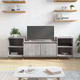 Comoda TV, gri sonoma, 160x35x55 cm, lemn prelucrat GartenMobel Dekor, vidaXL