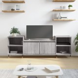Cumpara ieftin Comodă TV, gri sonoma, 160x35x55 cm, lemn prelucrat
