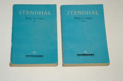 Rosu si negru - Stendhal - 2 vol. - bpt - 1963 foto
