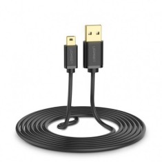 Cablu Date si Incarcare USB-A - miniUSB UGREEN US132, 18W, 1m, Negru foto