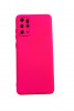 Huse silicon antisoc cu microfibra interior Samsung Galaxy S20 Plus Roz Neon, Husa