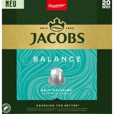 Cafea capsule Jacobs Balance compatibile Nespresso 20 buc