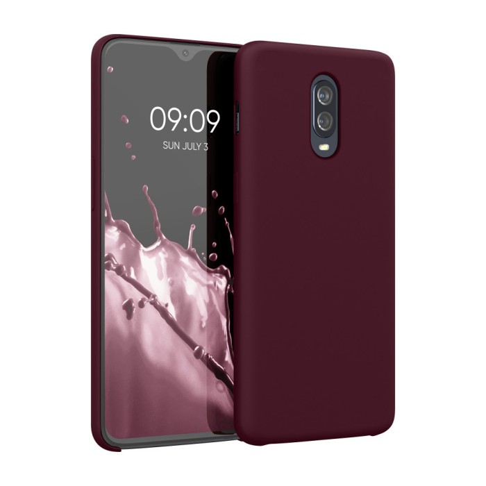 Husa pentru OnePlus 6T, Silicon, Violet, 46316.190