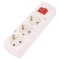 Conector alimentare AC mamă Splitter alb