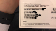 iPhone XR 64GB Negru, Nou, Sigilat + Plasa Apple Store foto