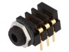 Conector Jack 3.5mm Stereo THT SCHURTER Mama, 6 Terminale, Montare Panou, Cod 4802.2330