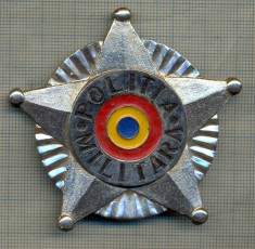 Y 1596 INSIGNA-MILITARA - POLITIA MILITARA -PENTRU COLECTIONARI foto