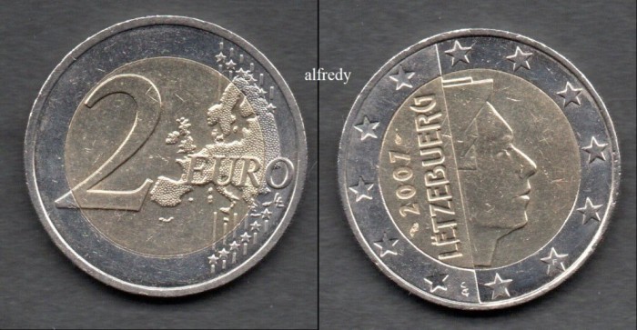LUXEMBURG 2007, 2 euro