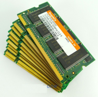 Placuta ram rami laptop SODIMM 512mb DDR1 ddr PC2700 333mhz 200pin foto