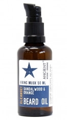 Ulei de barba natural cu lemn de santal si portocala Viking Musk, 50ml -... foto