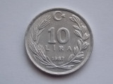 10 LIRA 1987 TURCIA