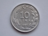 10 LIRA 1987 TURCIA, Europa