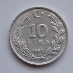 10 LIRA 1987 TURCIA