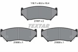 Set placute frana TEXTAR 2190701