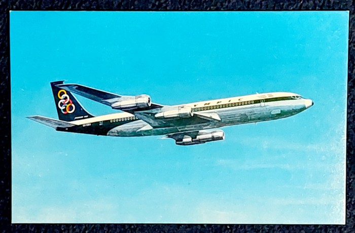 Carte postala Olympic Air ways - Boeing 707 - 320