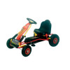 Kart cu pedale si roti gonflabile Racing Car Red