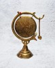 Vtg Gong Masa motive Arabe Forma de Sarpe Alama Camila 24 cm inaltime