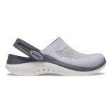 Saboți Crocs LiteRide 360 Clog Kids Gri - Light Grey/Slate Grey, 28, 32