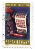 Romania (646) - Centenarul Fabricii de Timbre, 1972, obliterata
