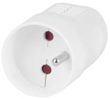 Priza pentru prelungitor Strend Pro 250V 16A IP20, alba