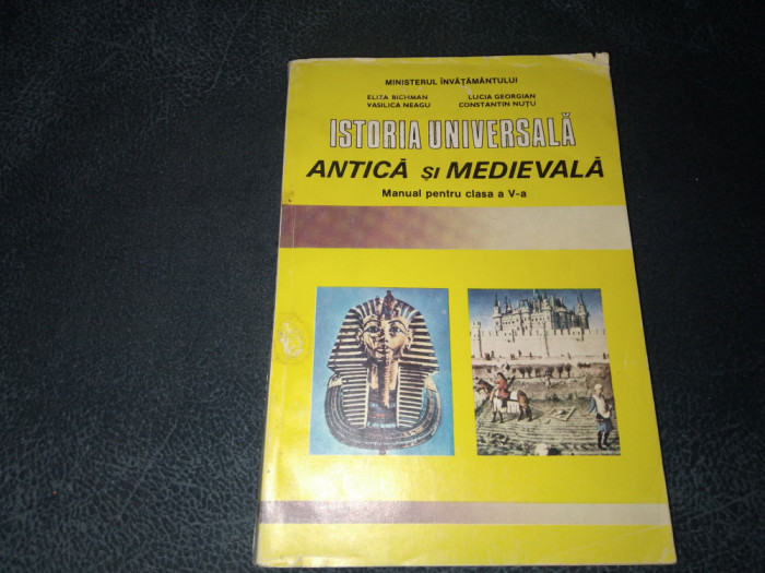 ISTORIE UNIVERSALA ANTICA SI MEDIEVALA MANUAL PENTRU CLASA A V A 1995