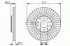 Disc frana SKODA SUPERB I (3U4) (2001 - 2008) BOSCH 0 986 479 A30