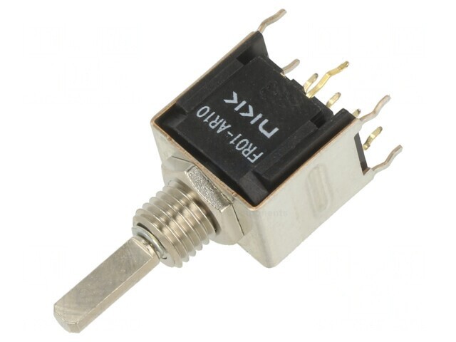 Comutator Rotativ 10 Pini 0.1A 50VDC 1 Secțiune