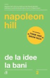 De la idee la bani Napoleon Hill Carti Dezvoltare personala Non-fictiune brosat Curtea Veche