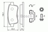 Set placute frana,frana disc RENAULT MEGANE III Hatchback (BZ0) (2008 - 2016) BOSCH 0 986 494 384