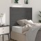 vidaXL Tăblie de pat, gri, 81x4x100 cm, lemn masiv de pin 818697