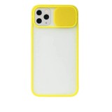 Cumpara ieftin Husa Apple iPhone 11 Pro Max Galben Silicon Antisoc Kia