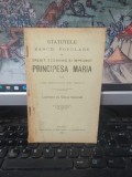 Statutele Băncei Populare de credit, economie și &icirc;mprumut Principesa Maria din com. Burdusaci jud Tecuci, azi sat &icirc;n com. Răchitoasa j. Bacău 1908 054